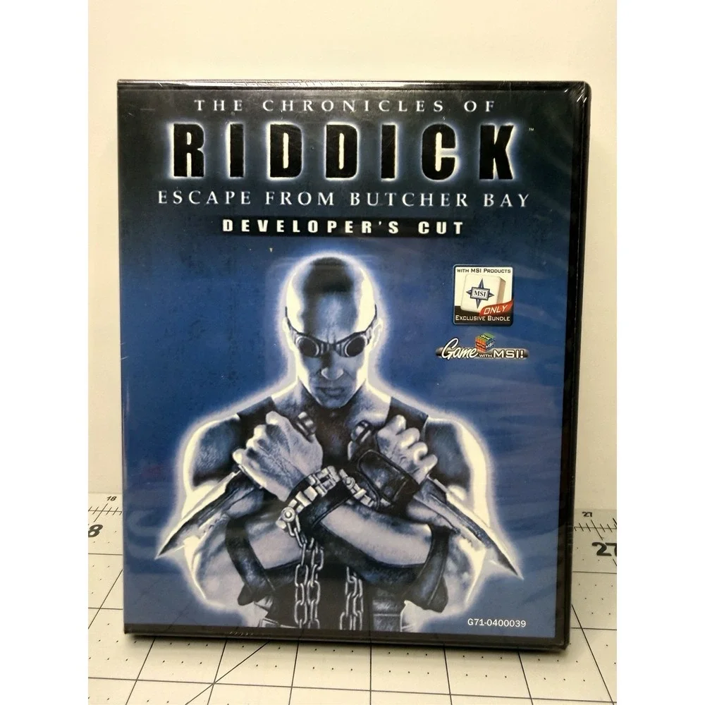 The Chronicles of Riddick Escape from Butcher Bay Developer's Cut PC 2004 New
